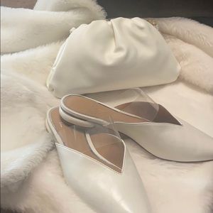 Understated leather vegan leather purse